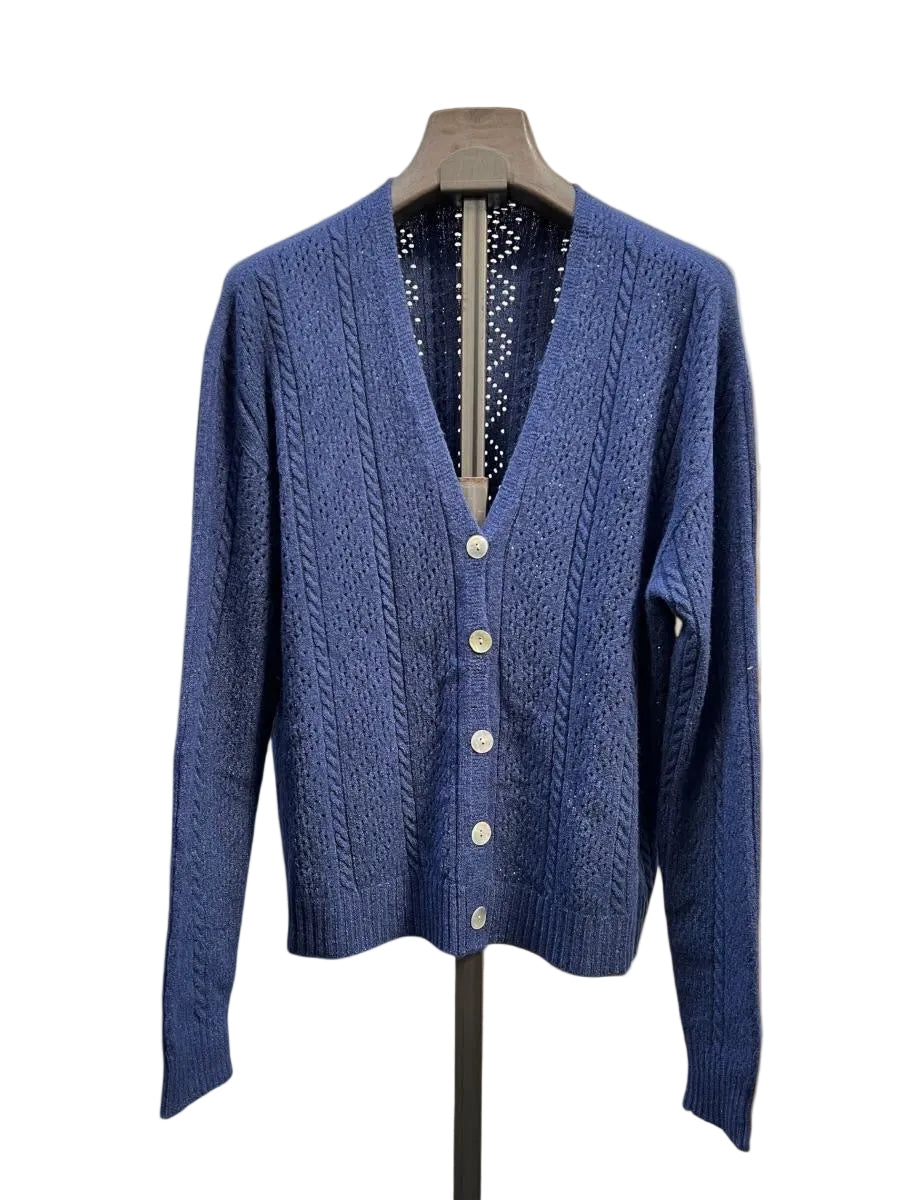 CARDIGAN  NANCY  DUSTY BLUE