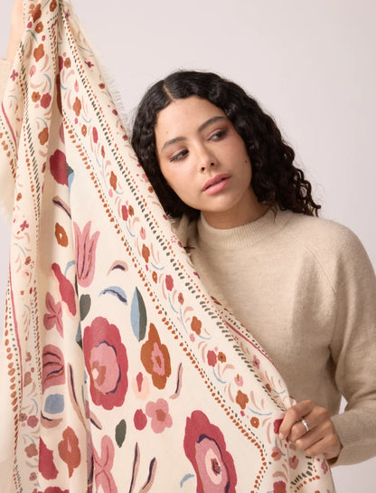PAÑUELO MAXI BALKANS CREAM