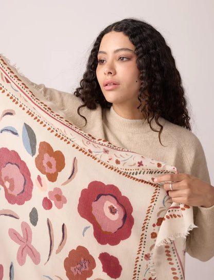 PAÑUELO MAXI BALKANS CREAM