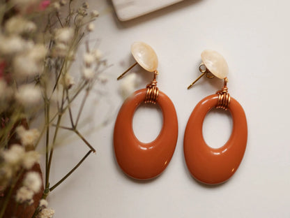 PENDIENTES OVALADOS OLA - Sister Birkin 