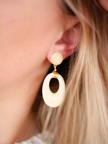 PENDIENTES OVALADOS OLA - Sister Birkin 