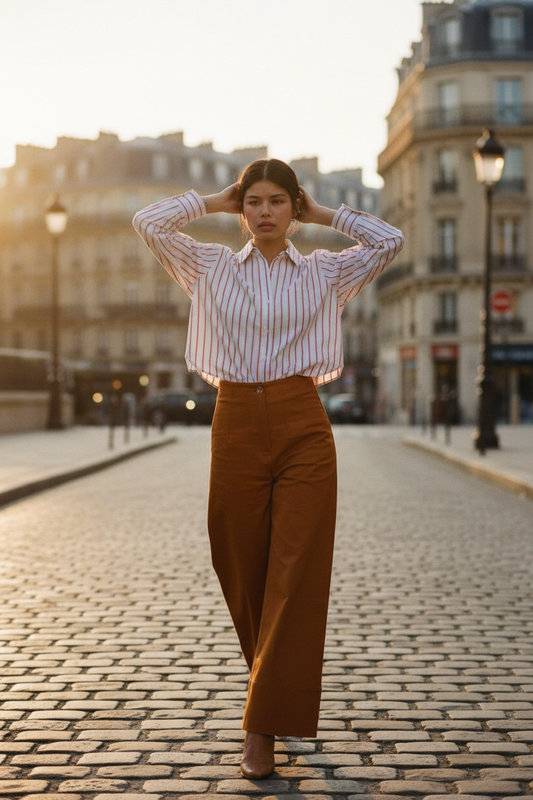 PANTALÓN OLIVIE CAMEL