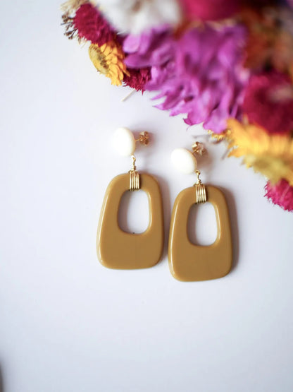 PENDIENTES REDONDEADOS CARLA - Sister Birkin 