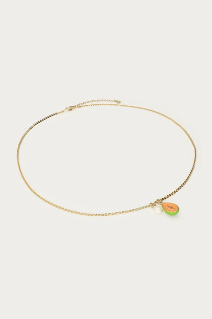 COLLAR PEARL PAPAYA