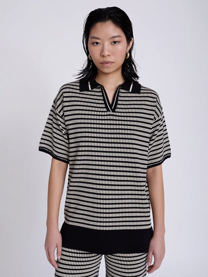 JERSEY POLO HEDDA BLACK