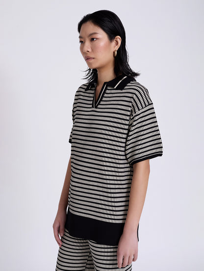JERSEY POLO HEDDA BLACK
