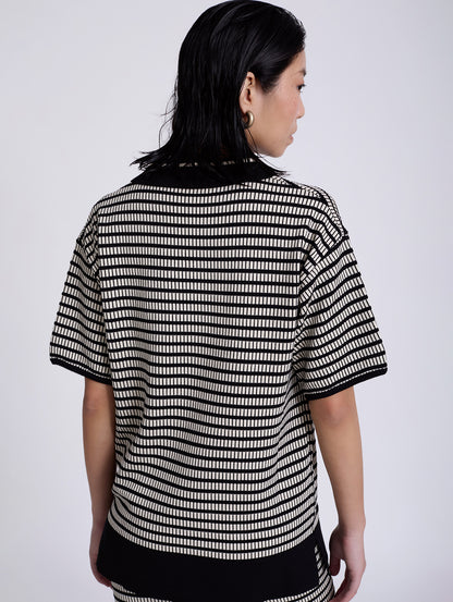 JERSEY POLO HEDDA BLACK