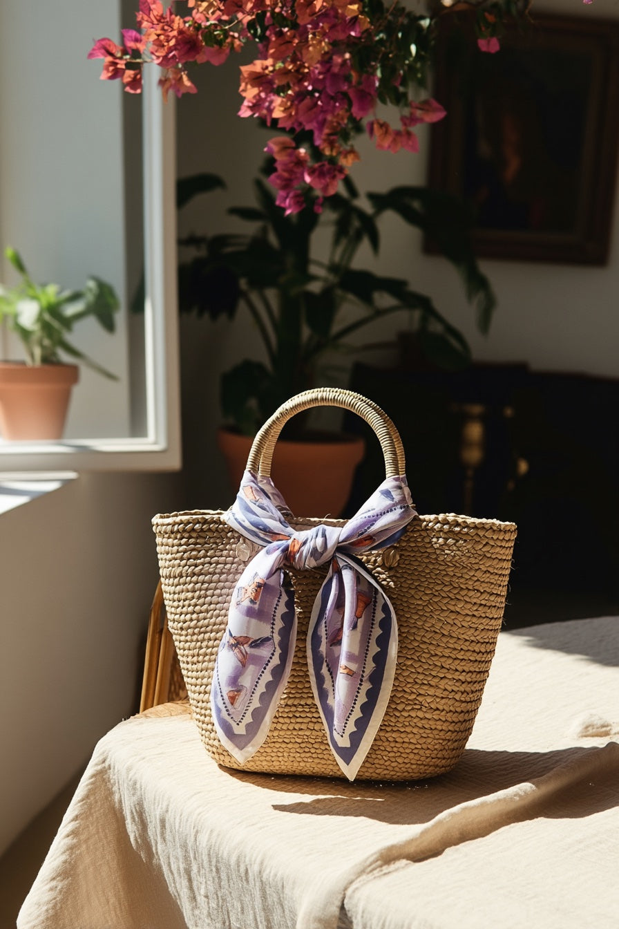 PAÑUELO CHENAI LILAS