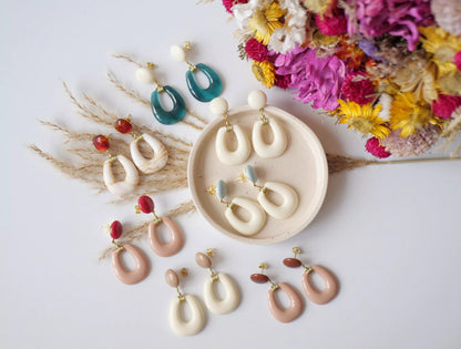 PENDIENTES OVALADOS TALIA - Sister Birkin 