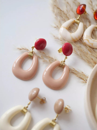PENDIENTES OVALADOS TALIA - Sister Birkin 