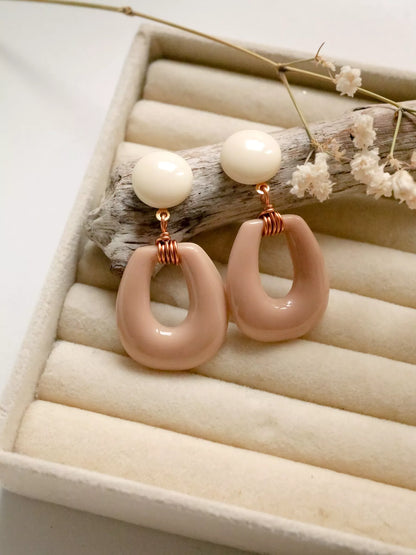 PENDIENTES OVALADOS TALIA - Sister Birkin 
