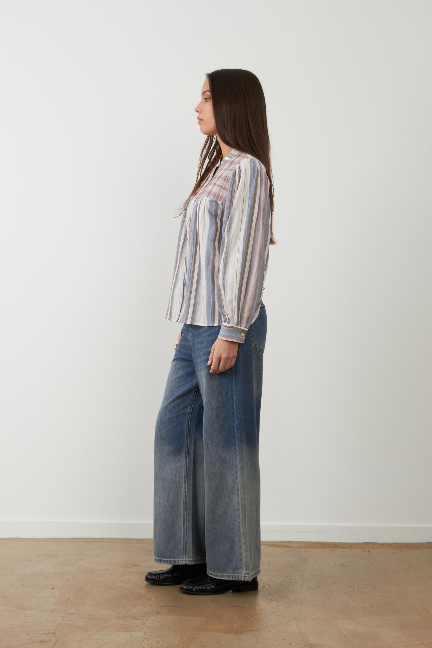 BLUSA NOLAN RAYURES BLEU