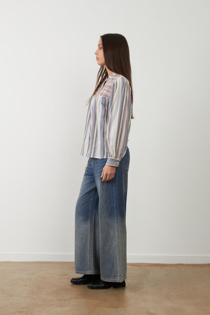 BLUSA NOLAN RAYURES BLEU