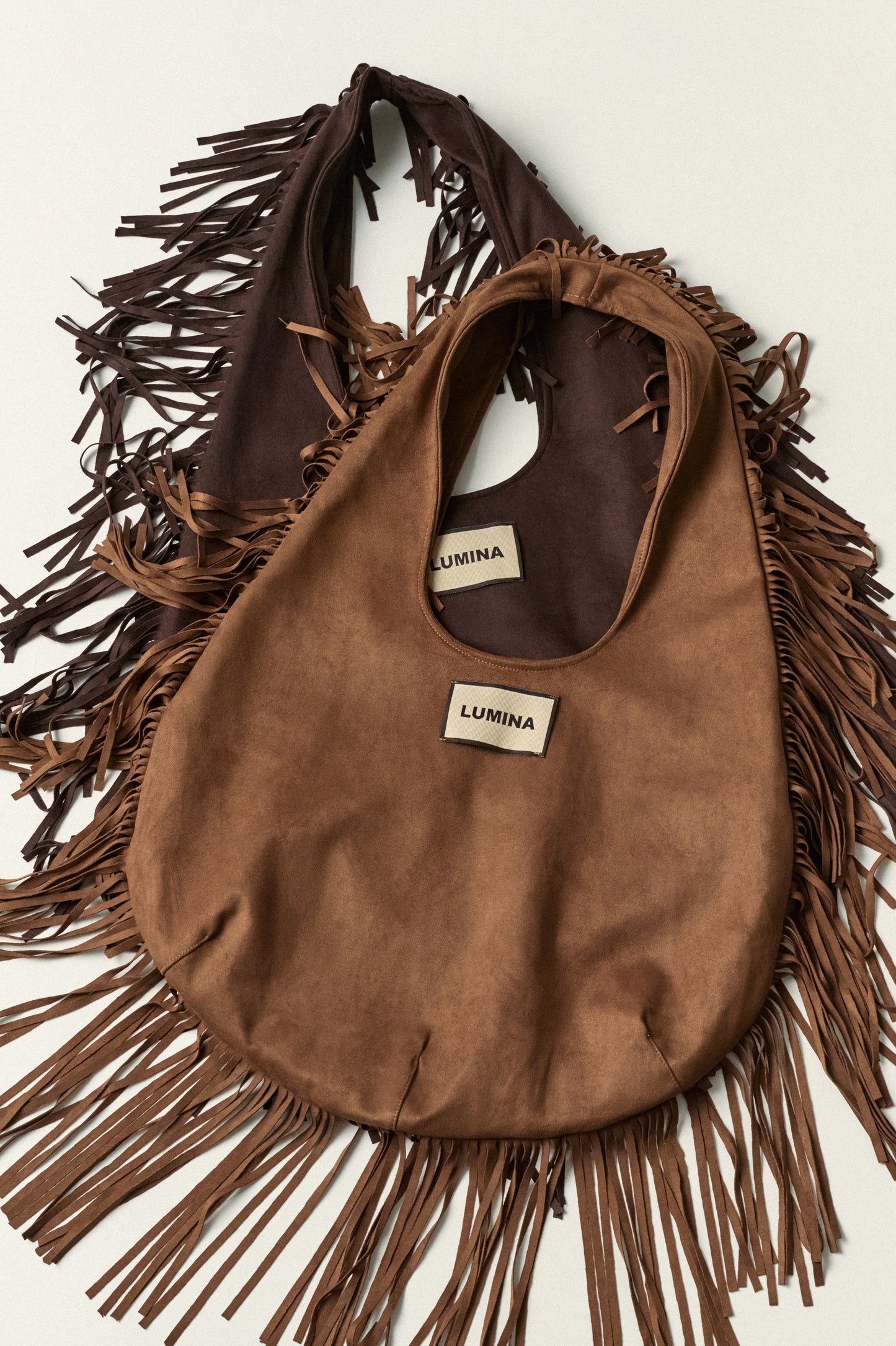 BOLSO MEDIA LUNA LAKOTA CAMEL