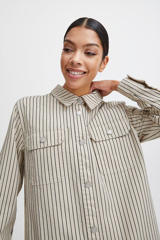 SOBRECAMISA TAKARA PINSTRIPE