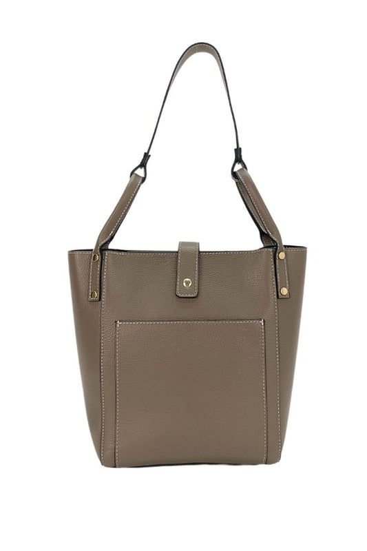 BOLSO MINIMALISTA CLAUDIE TAUPE