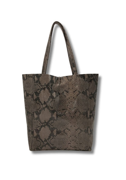 BOLSO TOTE SASHA  DARK TAUPE