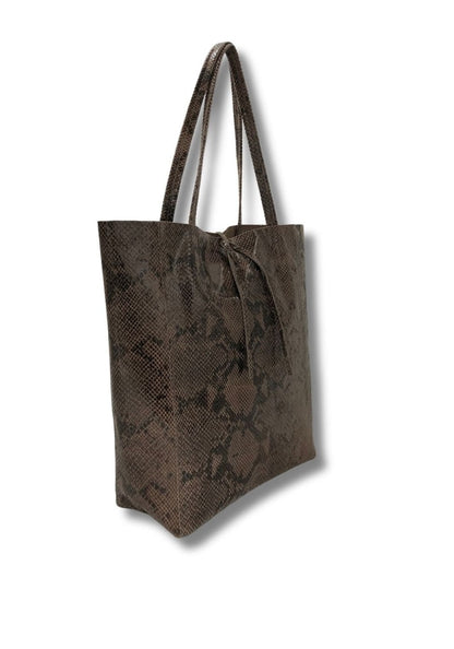 BOLSO TOTE SASHA  DARK TAUPE