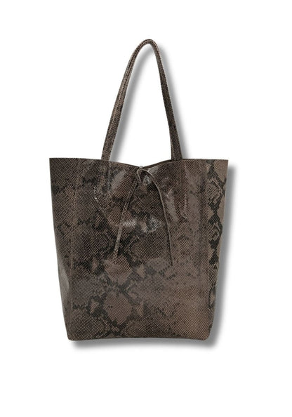 BOLSO TOTE SASHA  DARK TAUPE