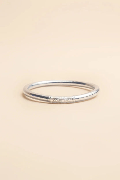 BRAZALETE GRUESO MANTRA KUMLAI SILVER - Sister Birkin