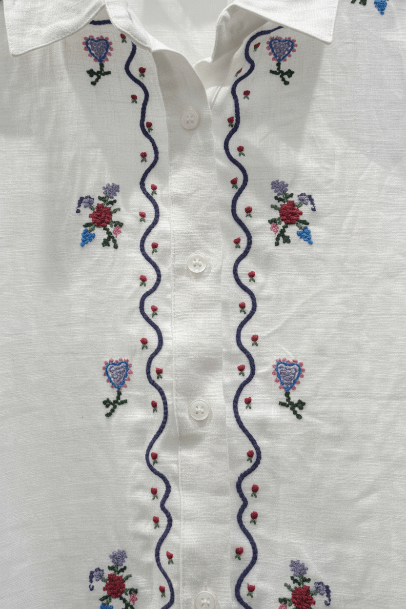 CAMISA BLANCHE POINT DE CROIX - Sister Birkin