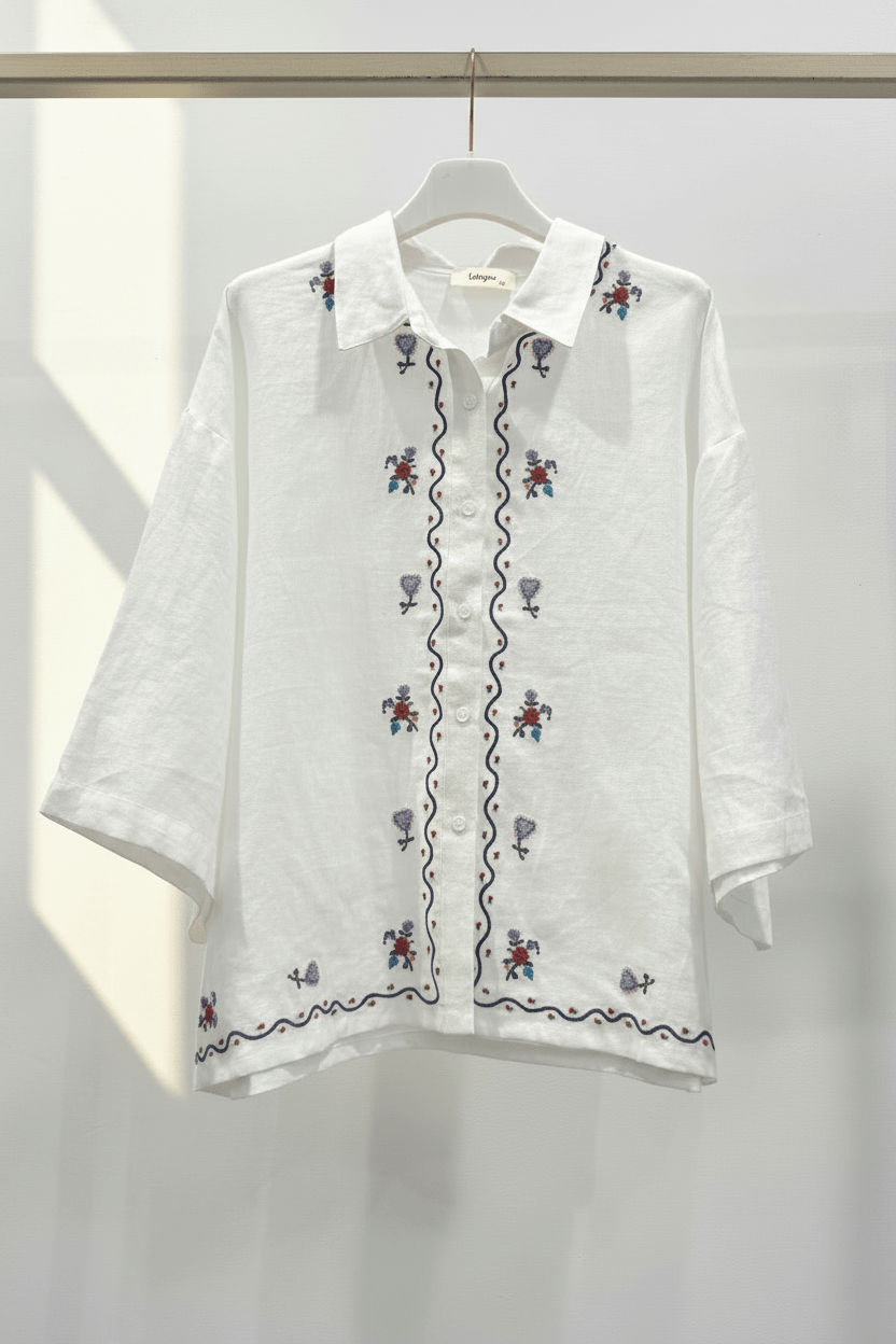 CAMISA BLANCHE POINT DE CROIX - Sister Birkin