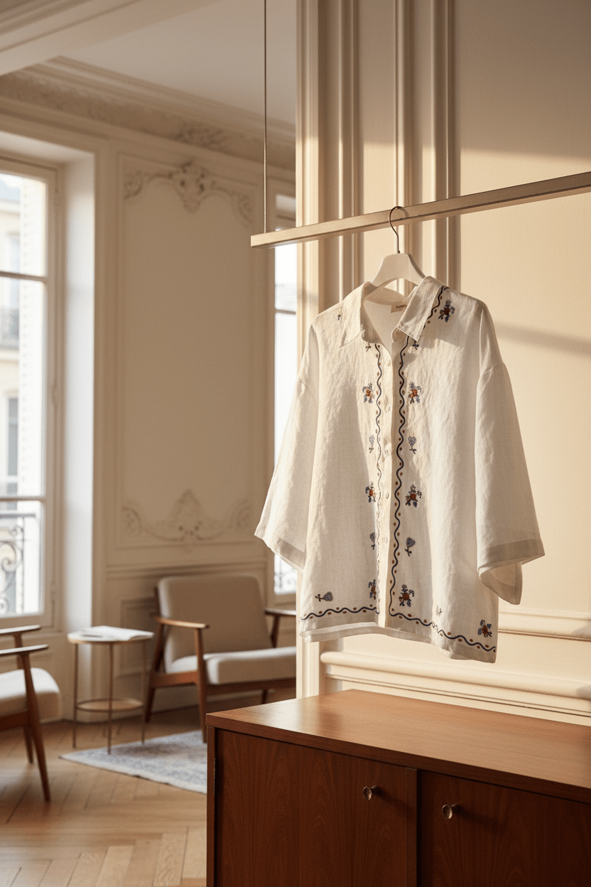 CAMISA BLANCHE POINT DE CROIX - Sister Birkin