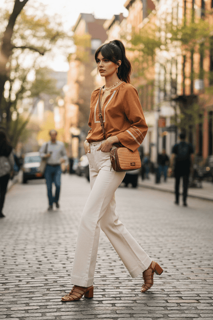 CAMISA PAGET RUST - Sister Birkin