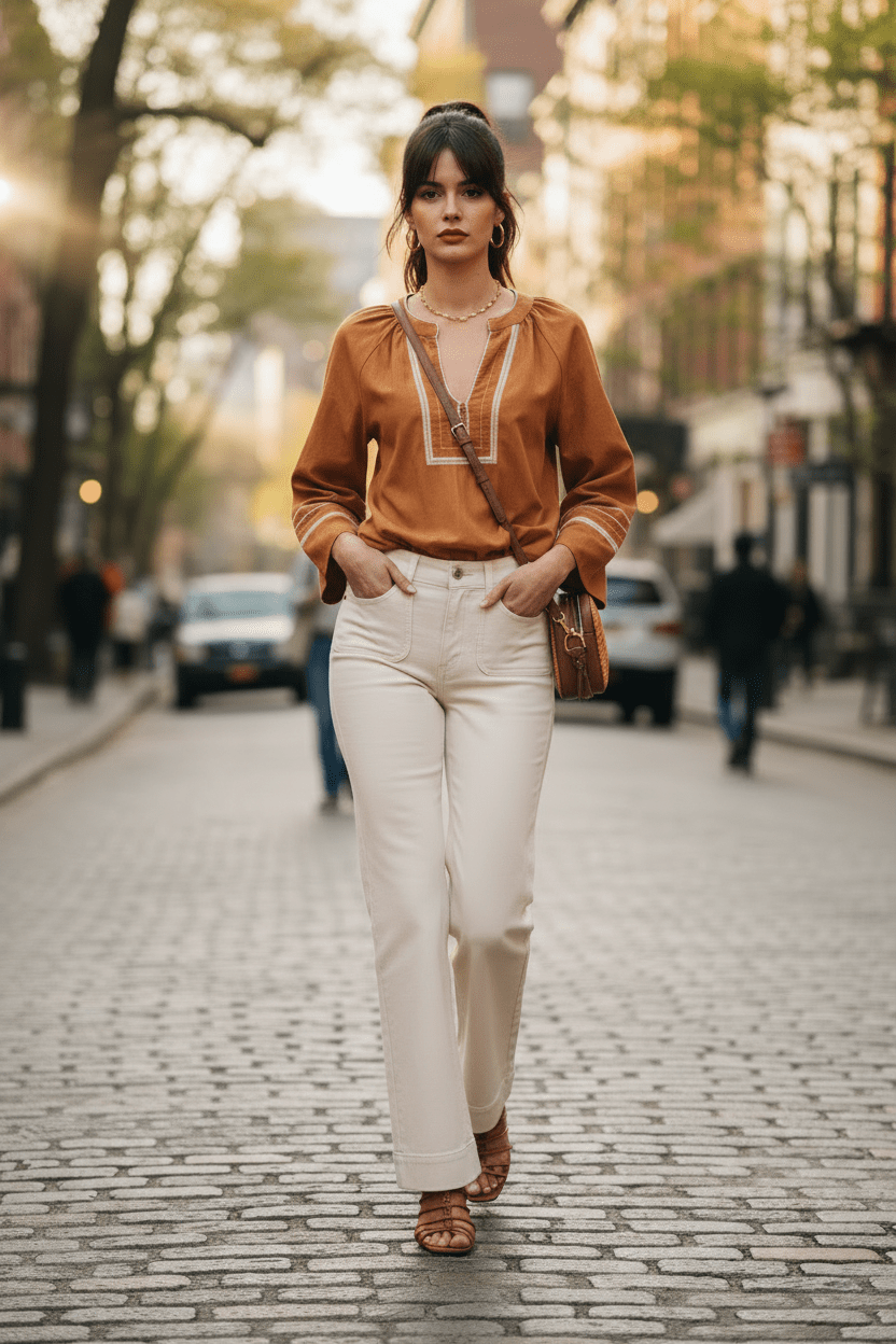 CAMISA PAGET RUST - Sister Birkin