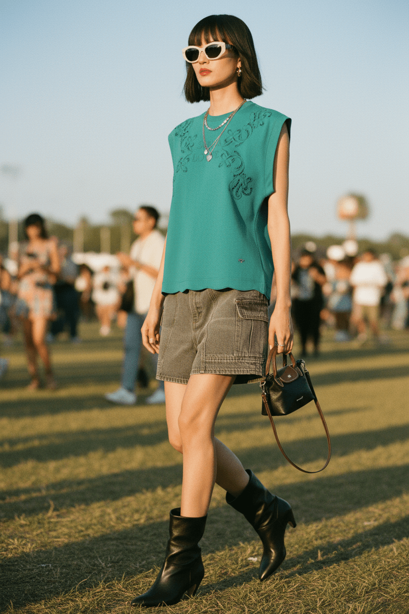 CAMISETA MATTEO TURQUOISE - Sister Birkin