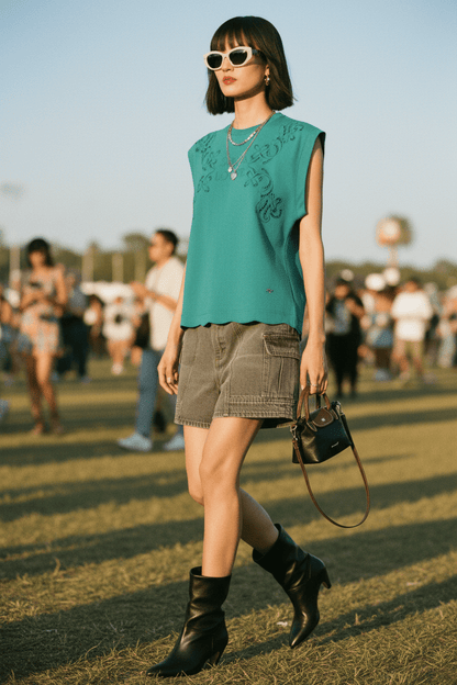 CAMISETA MATTEO TURQUOISE - Sister Birkin