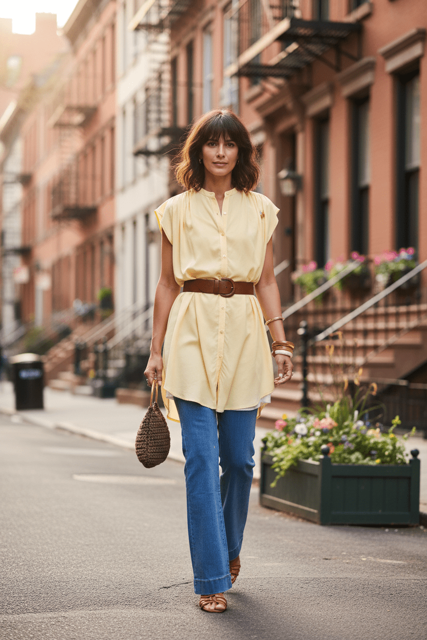 CAMISOLA MIRANDA BEURRE - Sister Birkin