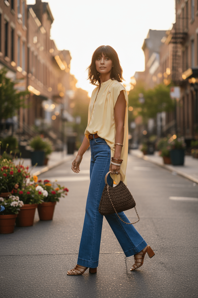 CAMISOLA MIRANDA BEURRE - Sister Birkin