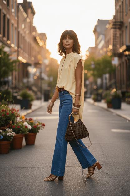 CAMISOLA MIRANDA BEURRE - Sister Birkin