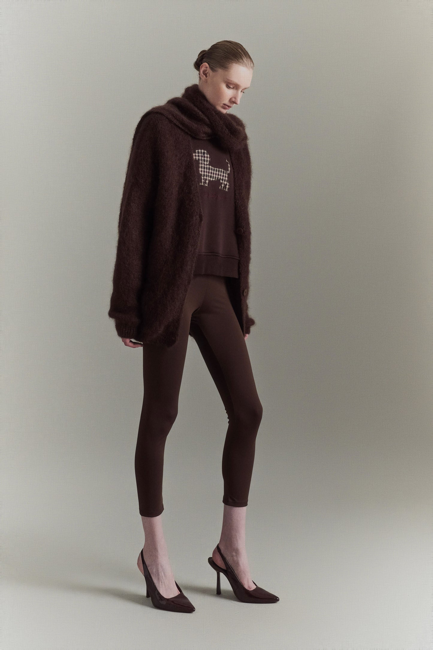 CARDIGAN RABIE MARRONE