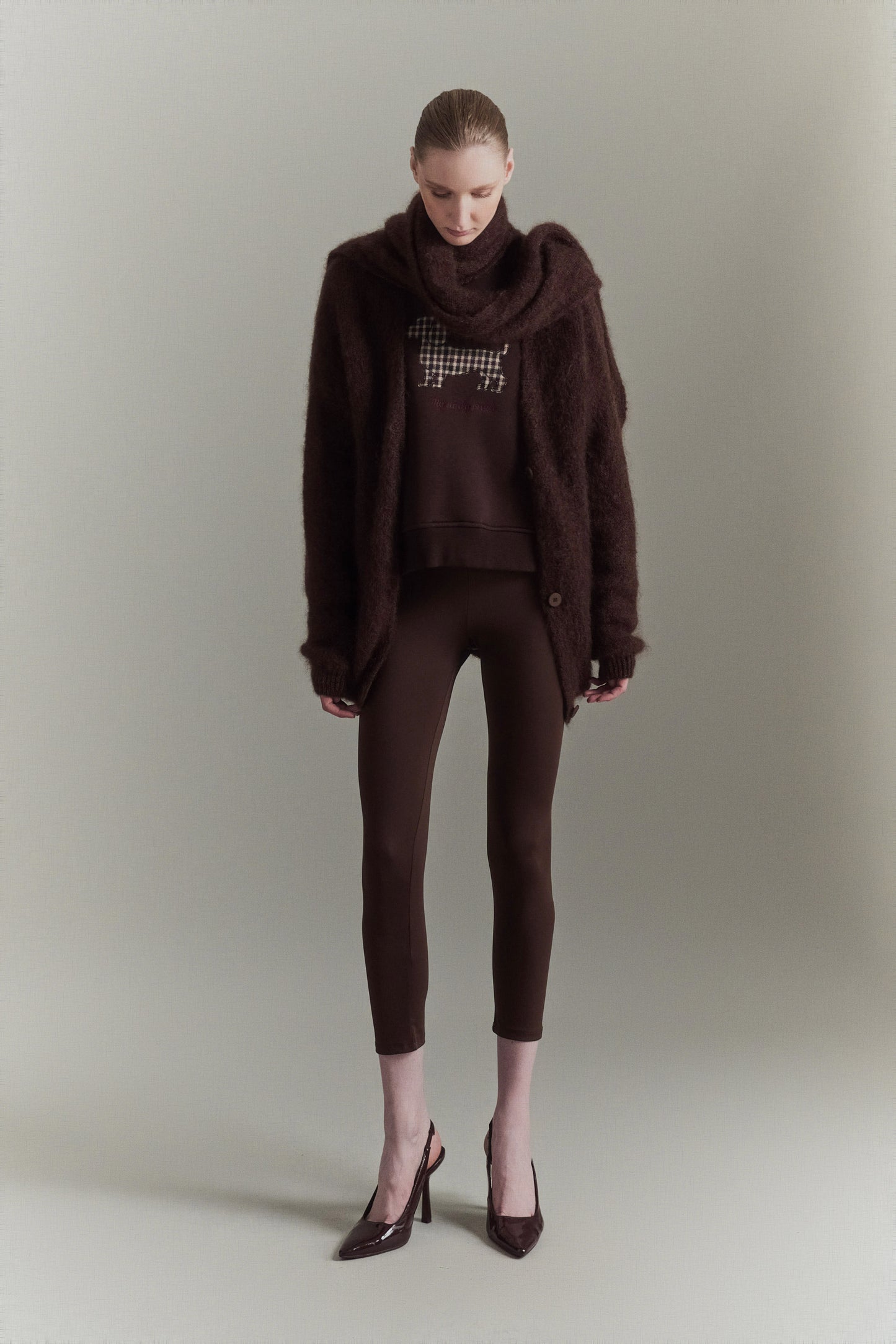 CARDIGAN RABIE MARRONE