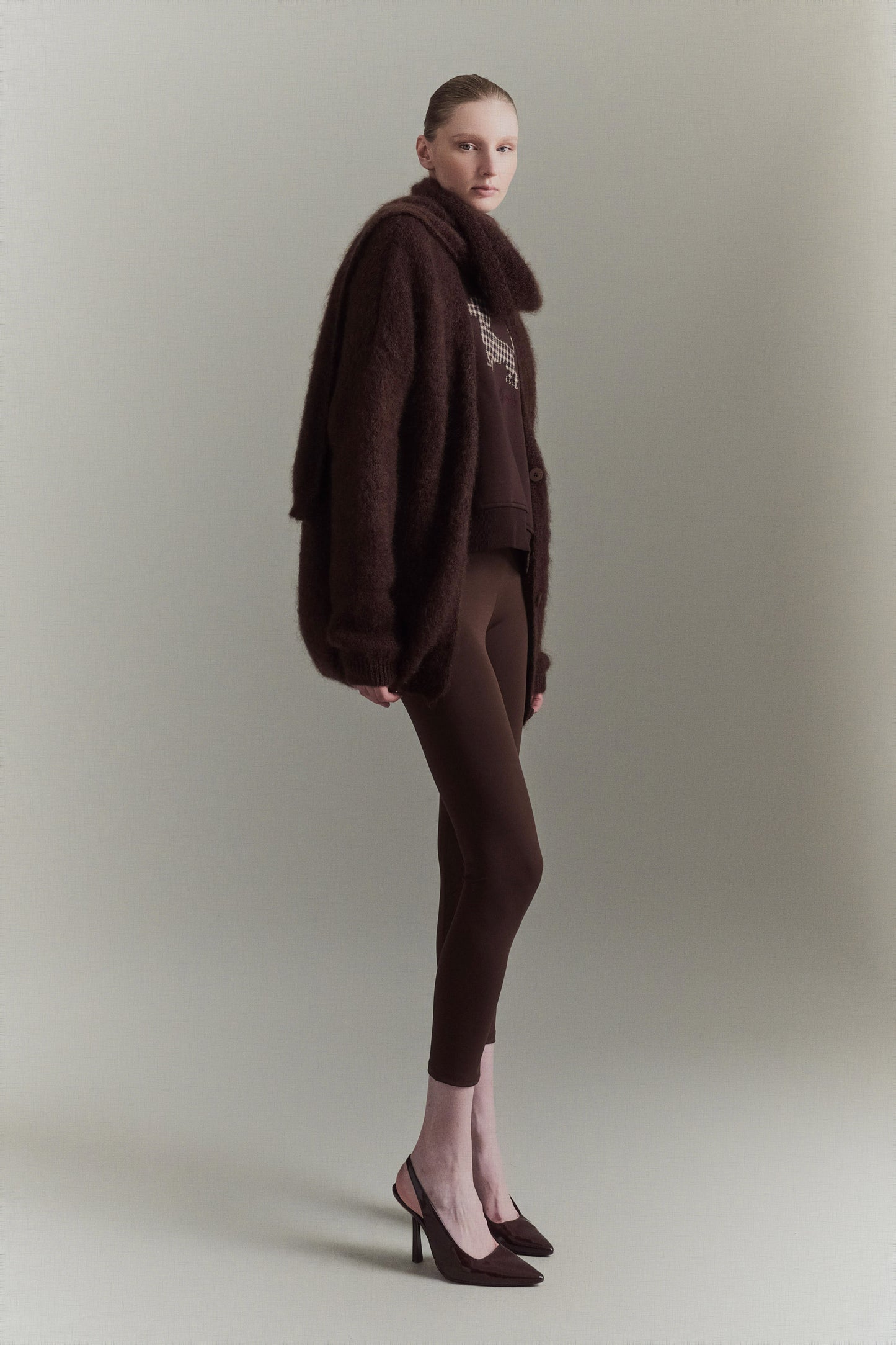 CARDIGAN RABIE MARRONE