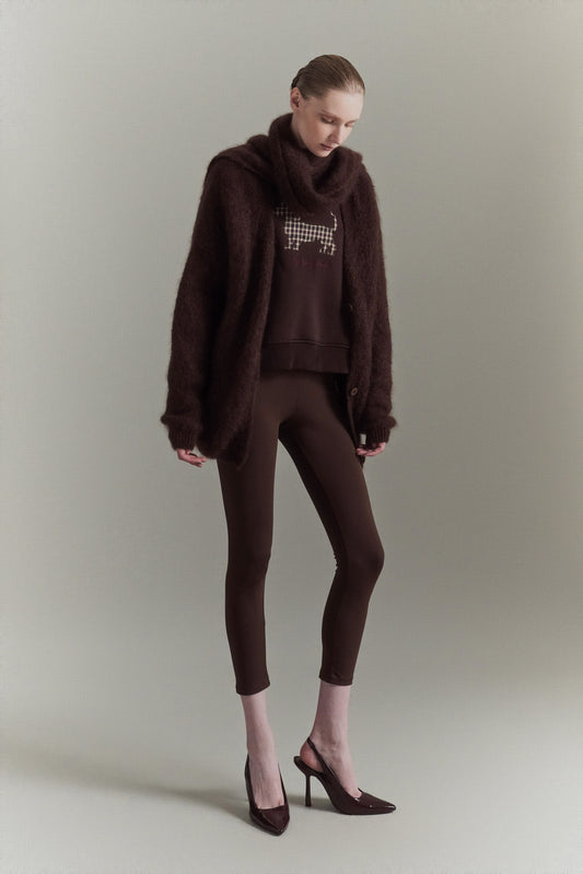 CARDIGAN RABIE MARRONE