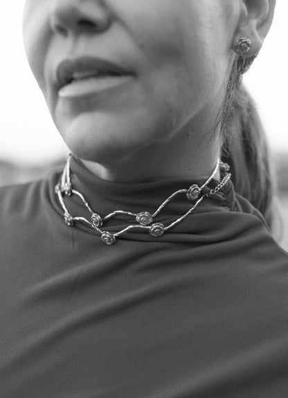 CHOKER MINI ROSES - Sister Birkin