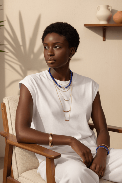 COLLAR ARUBA DARK BLUE - Sister Birkin