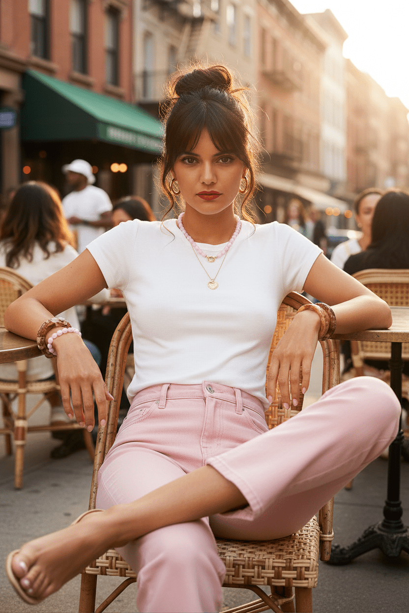 COLLAR ARUBA PALE PINK - Sister Birkin