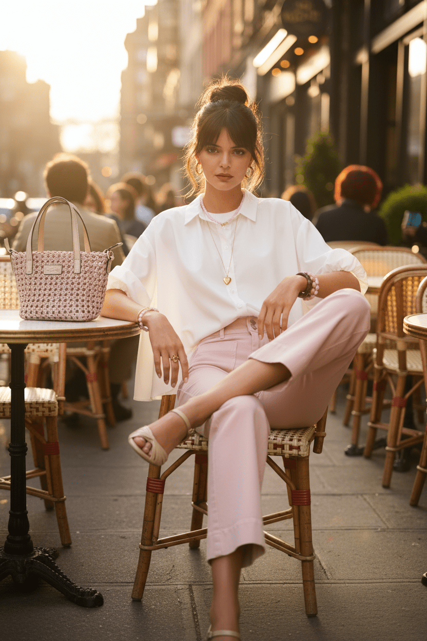 COLLAR ARUBA PALE PINK - Sister Birkin