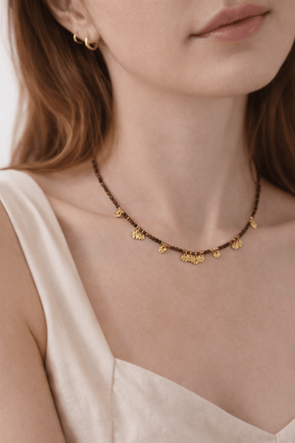 COLLAR CASIOPEA DARK BROWN - Sister Birkin