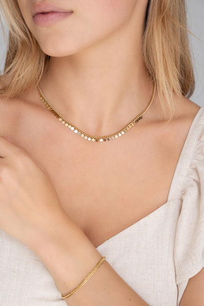 COLLAR MONEDAS DAPHNE GOLD - Sister Birkin