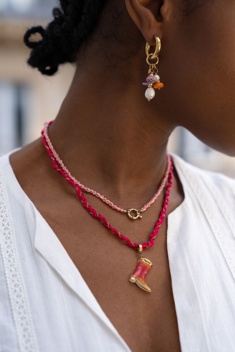 COLLAR RODEO PINK RED - Sister Birkin