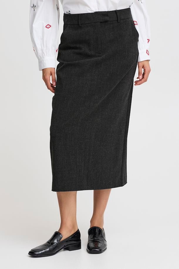 FALDA DANTA BLACK MELANGE - Sister Birkin