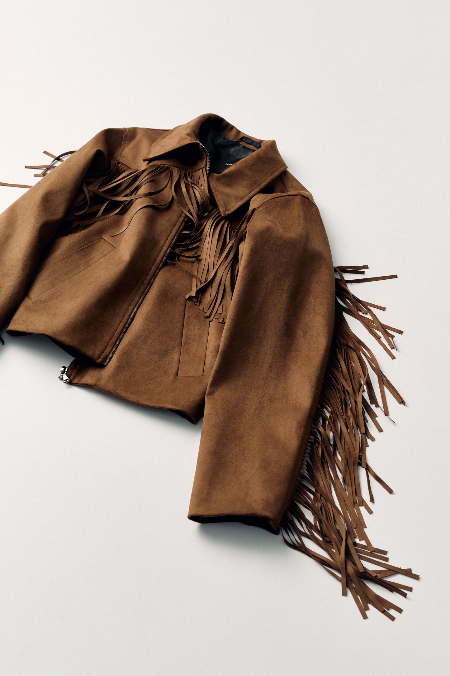 CHAQUETA LAKOTA FRINGED CAMEL