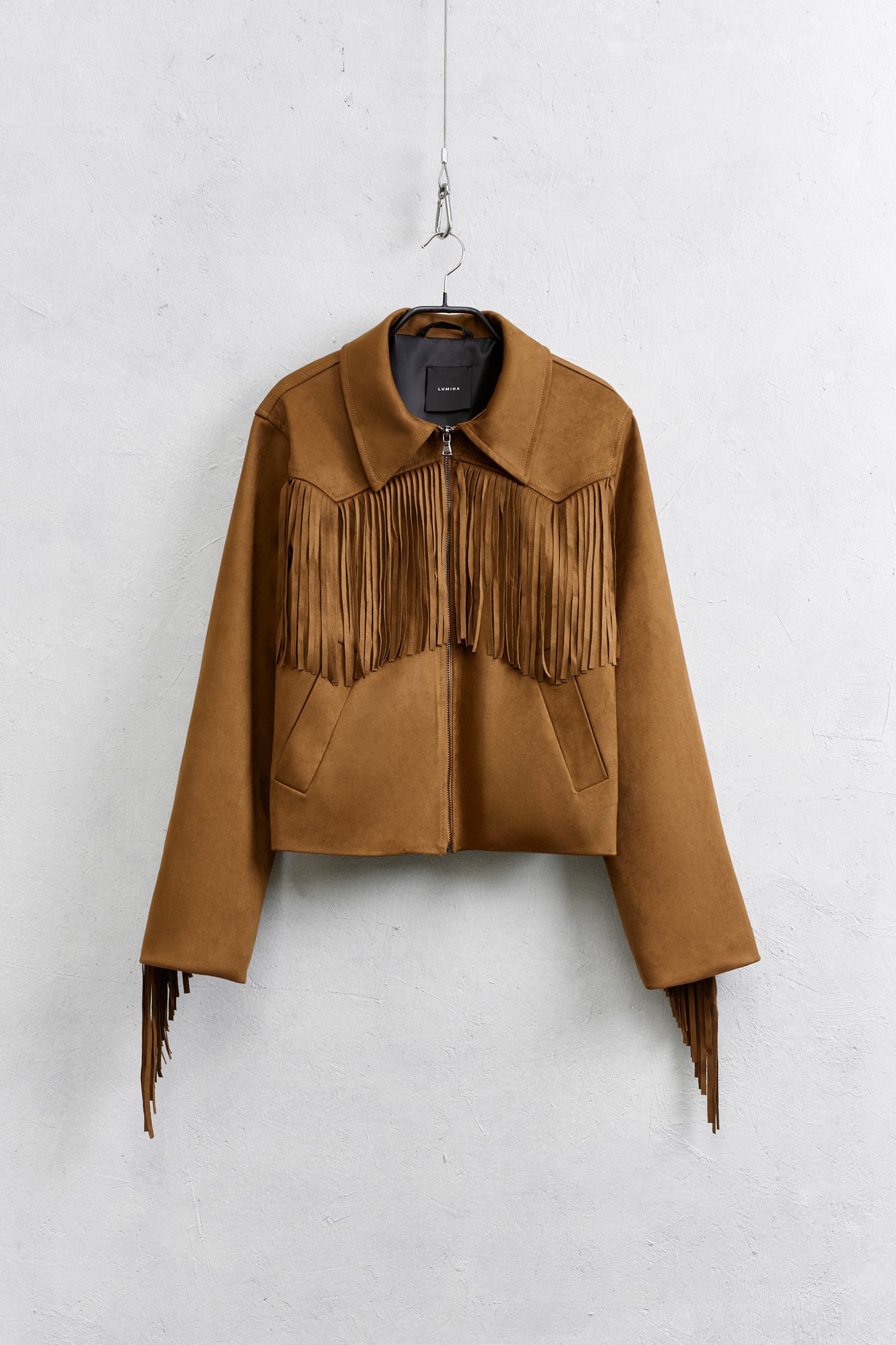 CHAQUETA LAKOTA FRINGED CAMEL