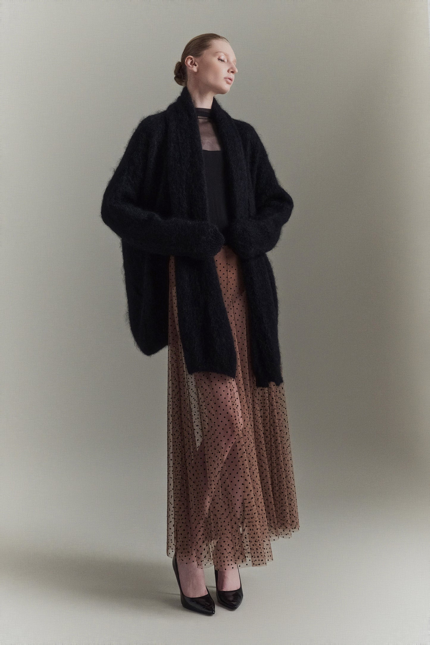 FALDA CARRIE DOTS CAMEL