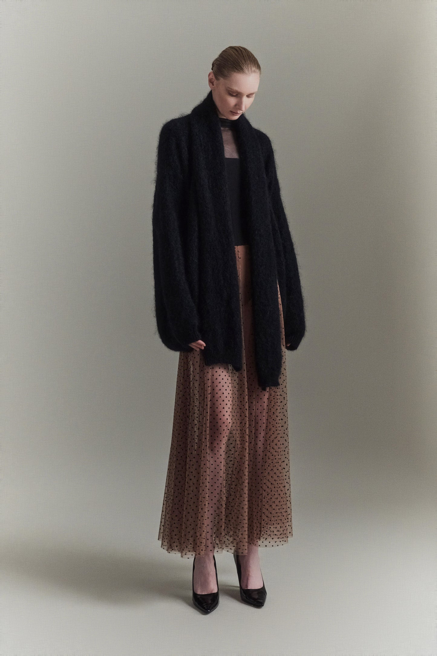 FALDA CARRIE DOTS CAMEL